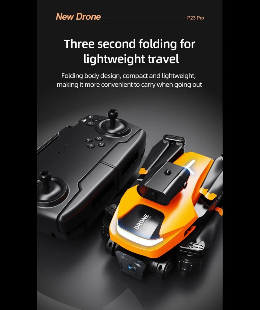 P23 Pro Drone 360 rotate Tipple camera