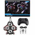 Premium RC Fighter Plane 2.4 GHz | Remote Control Foam Airplane Toy with Lights & 3D Stunt Glider