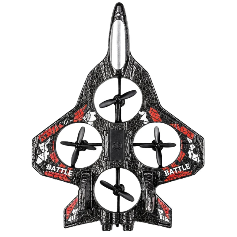 Premium RC Fighter Plane 2.4 GHz | Remote Control Foam Airplane Toy with Lights & 3D Stunt Glider