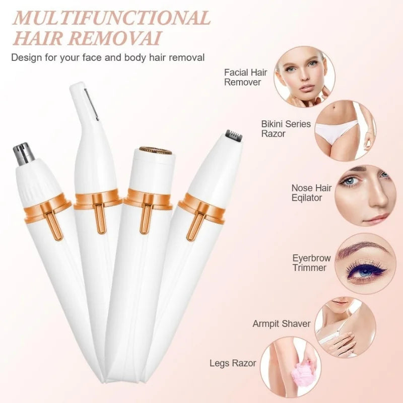4-in-1 Electric Lady Shaver for Women