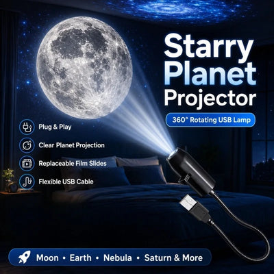 USB Moon & Earth Projection Atmosphere Light
