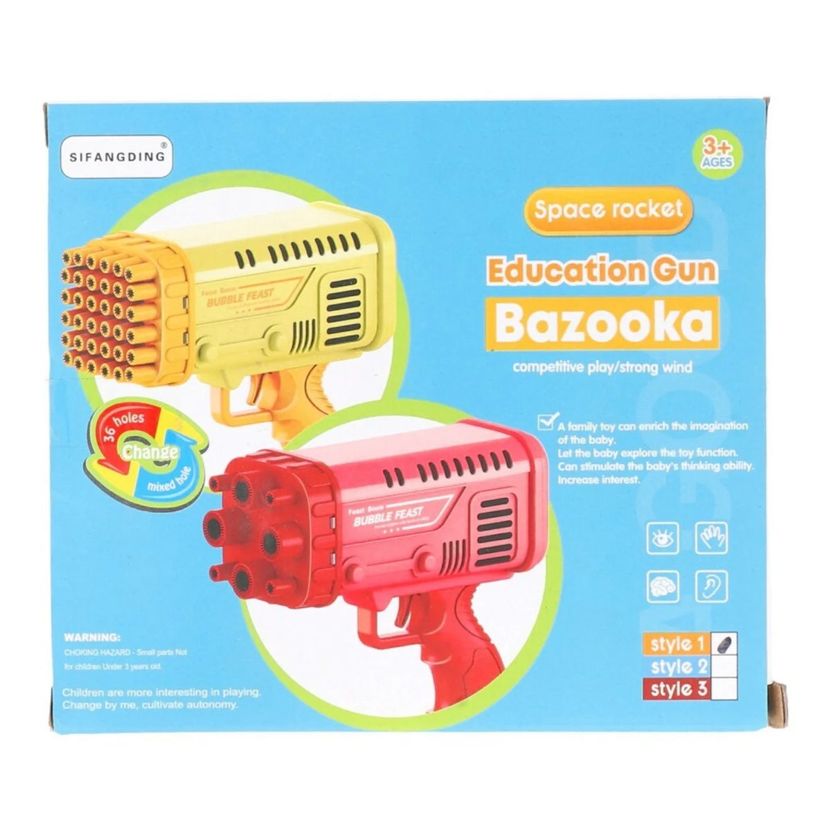 Bazooka Bubble Water Gun | Bubble Blaster Toy for Kids | Outdoor Fun Bubble Blaster Toy