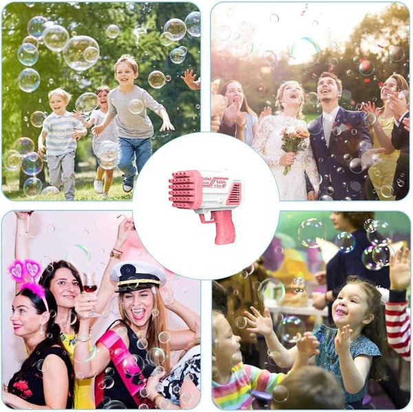 Bazooka Bubble Water Gun | Bubble Blaster Toy for Kids | Outdoor Fun Bubble Blaster Toy
