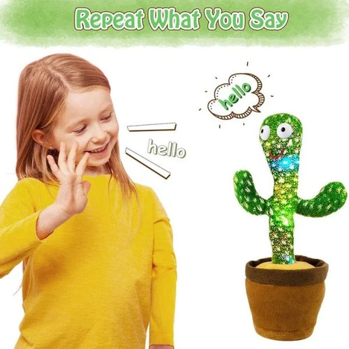 Dancing Talking Cactus Toy (Rechargeable)